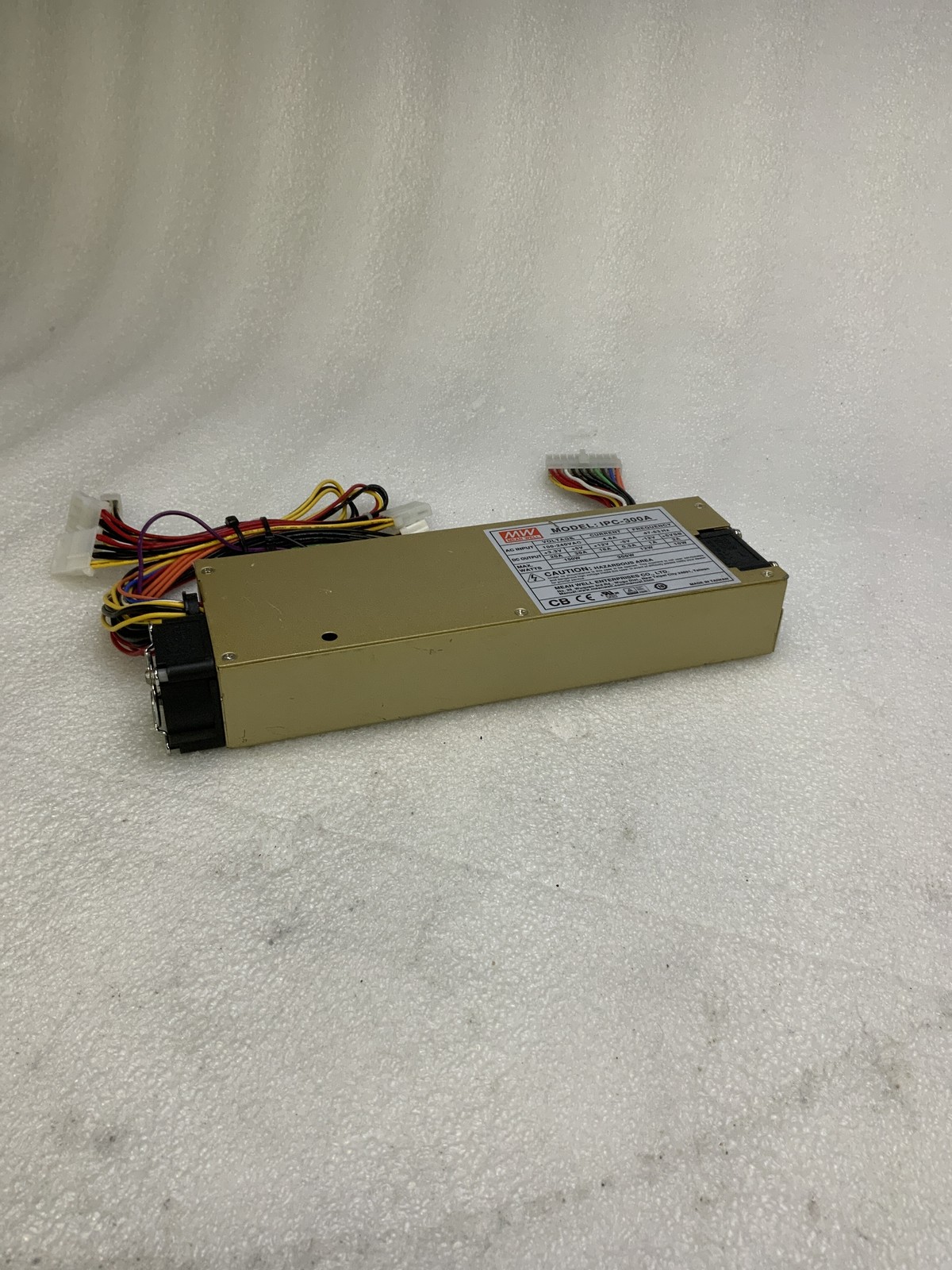 Mean Well IPC-300A 300W Industrial 1U ATX PC Power Supply Unit
