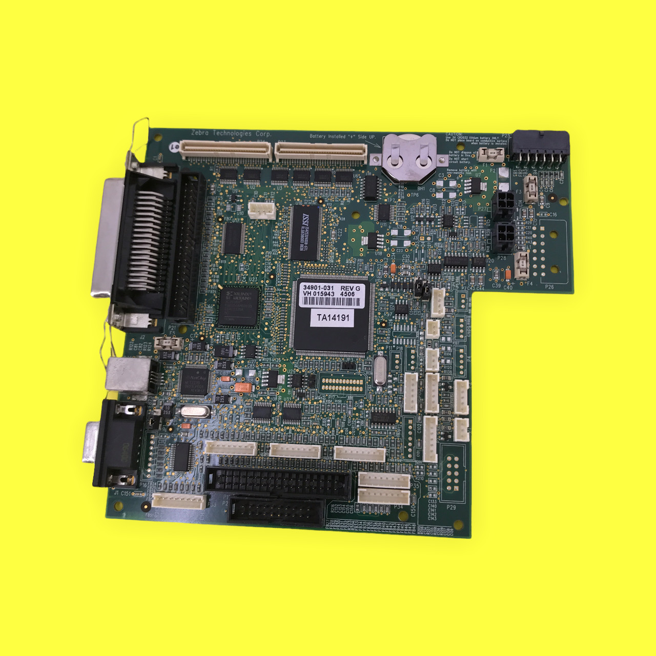 Zebra 34901-100 Main Logic Board for Zebra 110xi Plus Printer #5100 z56b20