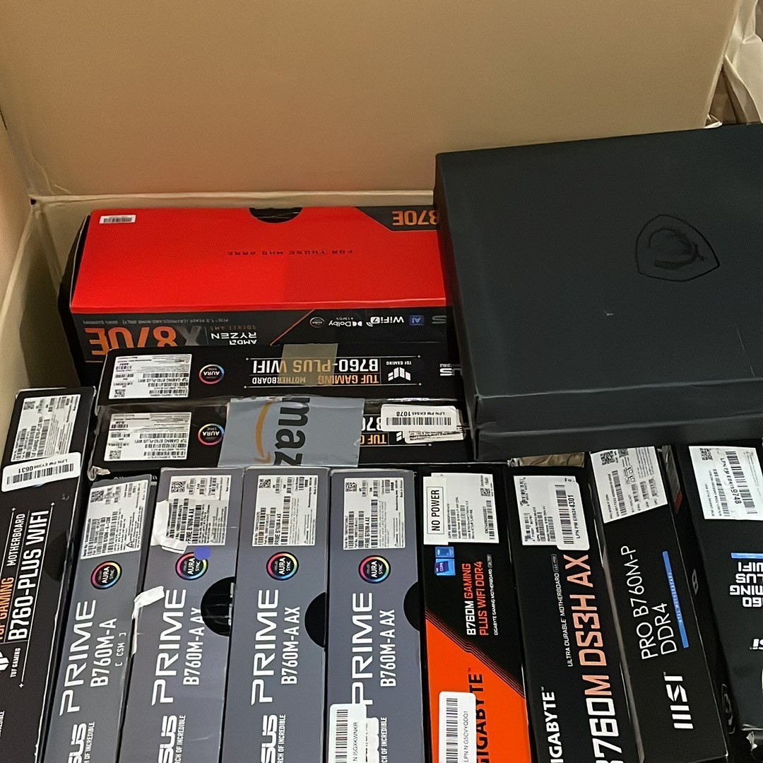 14 Motherboard LOT - Intel Z790 B760 LGA1700 Socket ASUS MSI Gigabyte - AS IS