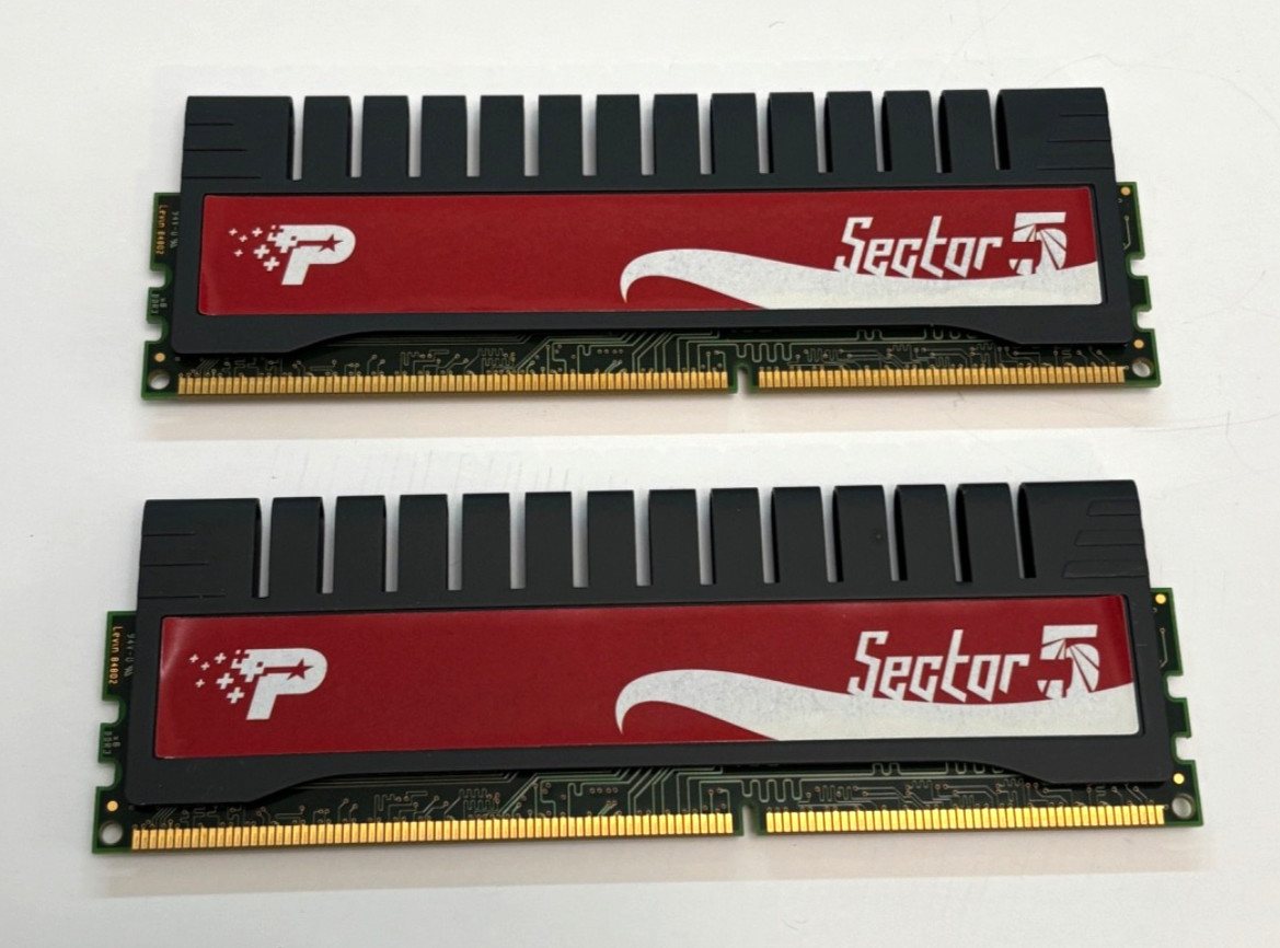 PATRIOT Sector 5 4GB (2x2GB) DDR3 1600MHz RAM Memory Sticks