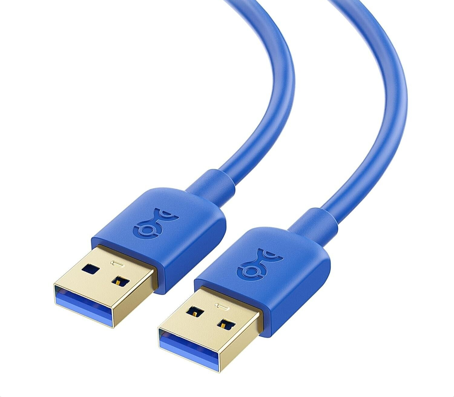 Cable Matters 2pc USB 3.0 Cable 6ft, USB A to USB A Cable/Male to Male USB Cord