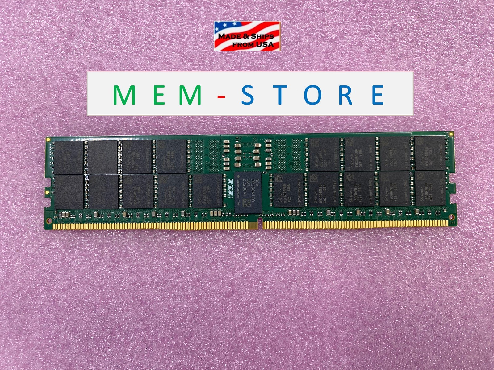 Lot of 8 128GB DDR5 RDIMM 6400MHz 4Rankx4 CE8 RAM Memory for SuperMico X14