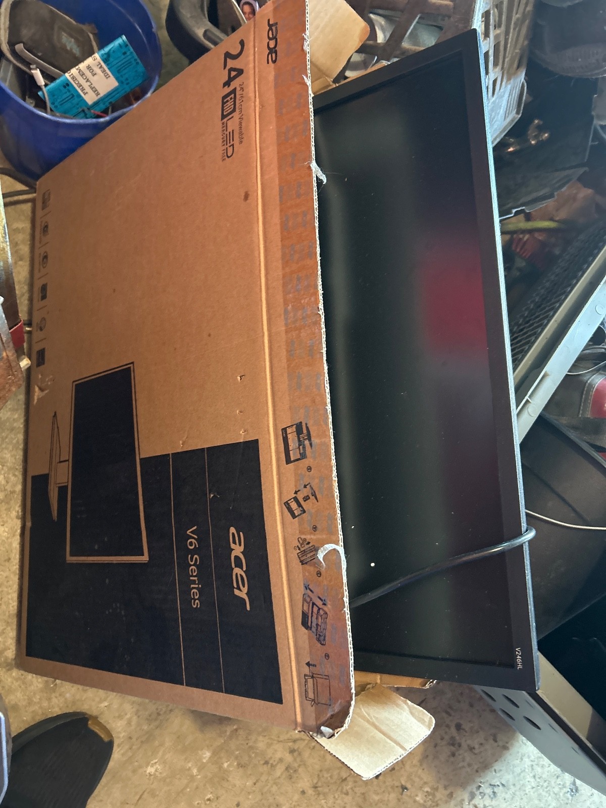 Acer CBA242Y Abmirx 23.8" 1920 x 1080 FHD LCD Monitor - 75Hz, 1ms - UM.QB2AA.A02
