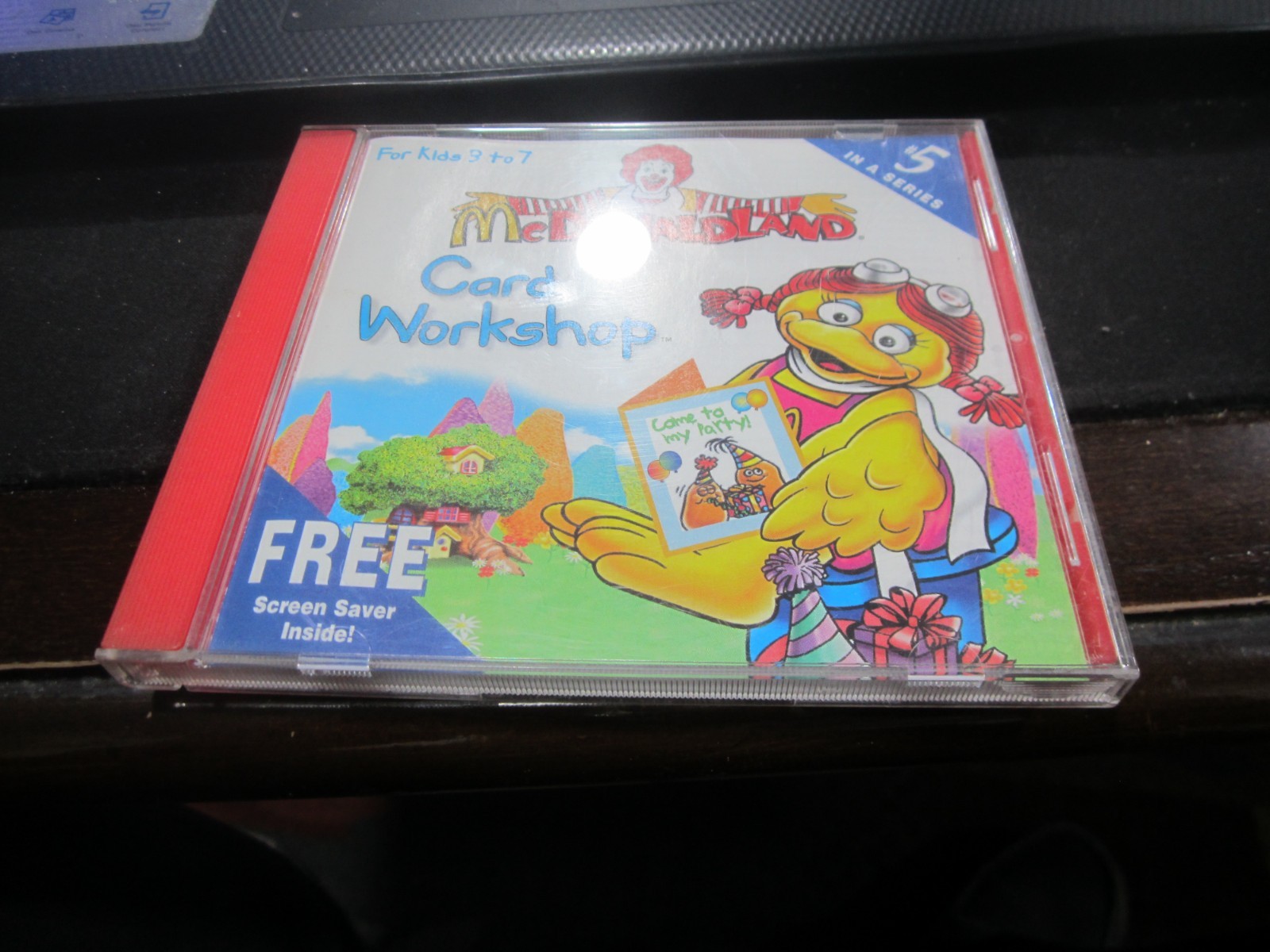 RARE 1997 McDonald's McDonaldland Greeting Card Workshop #5 Windows 95 CD-ROM