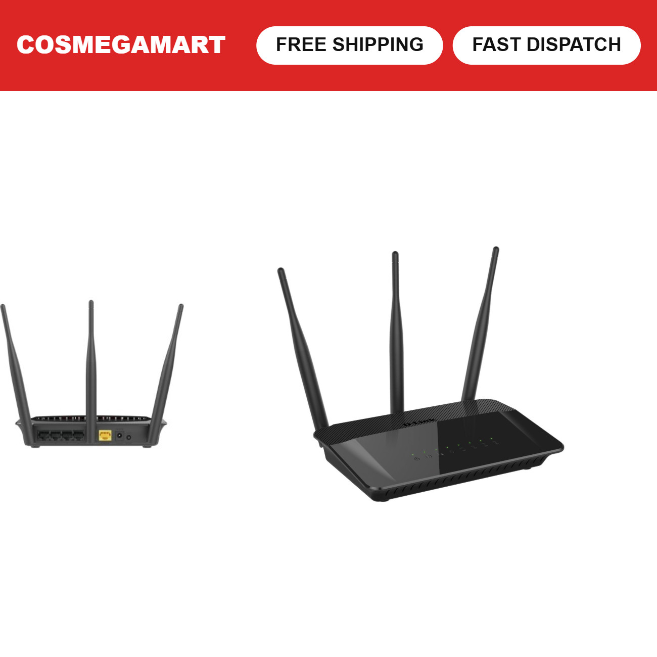 Dual Band Wi-Fi Router AC750 - Fast Internet, Easy Setup, Reliable Connection