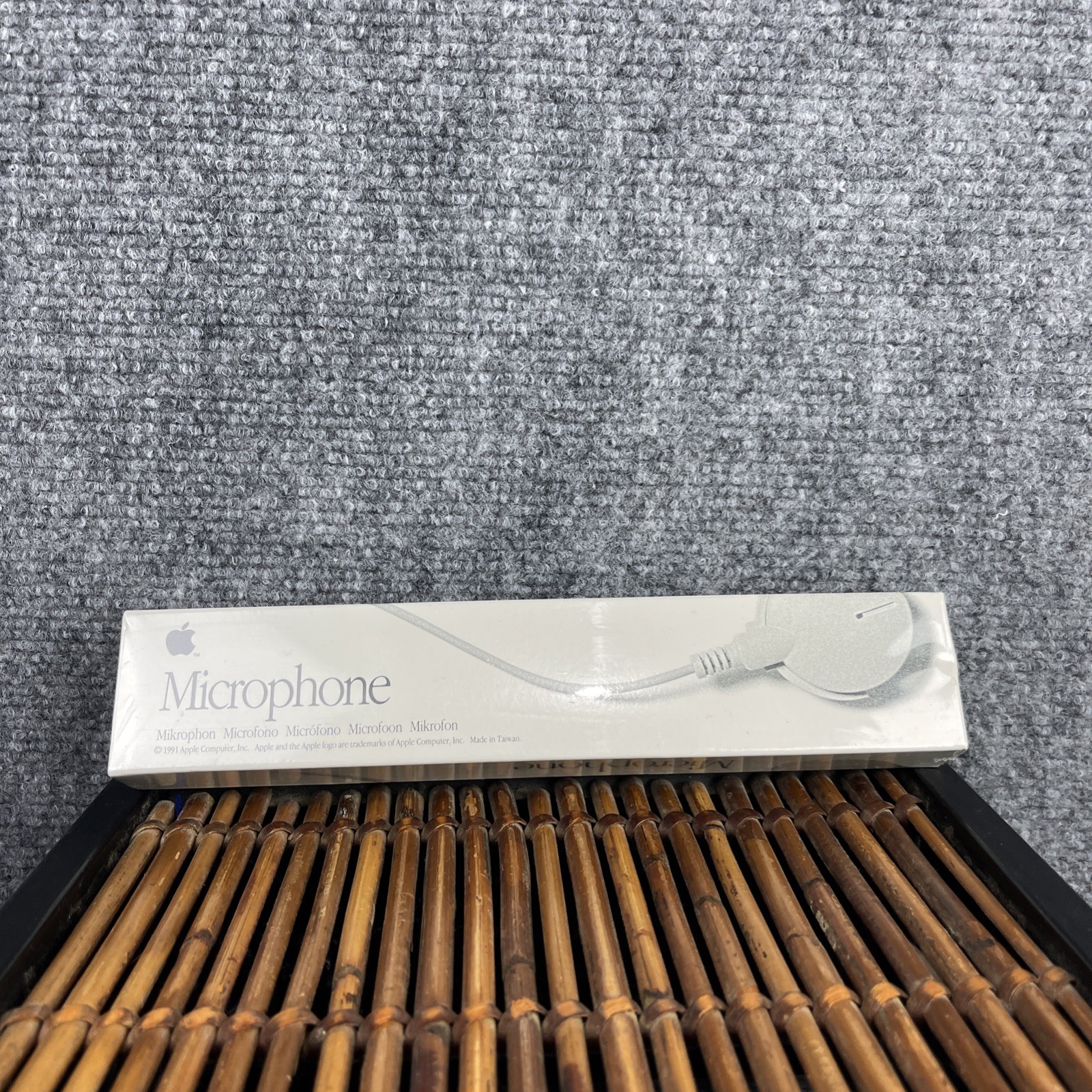 Vintage Apple Computer Microphone White Accessory Sealed 1991 699-5103-A