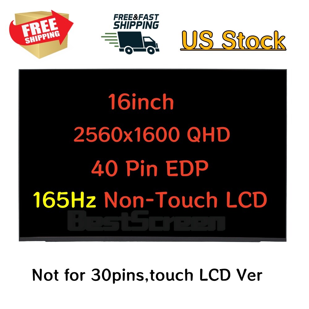 NE160QDM-NYC V18.0 BOE0B38 IPS 2560x1600 165HZ 16'' LCD Non-Touch Screen Display