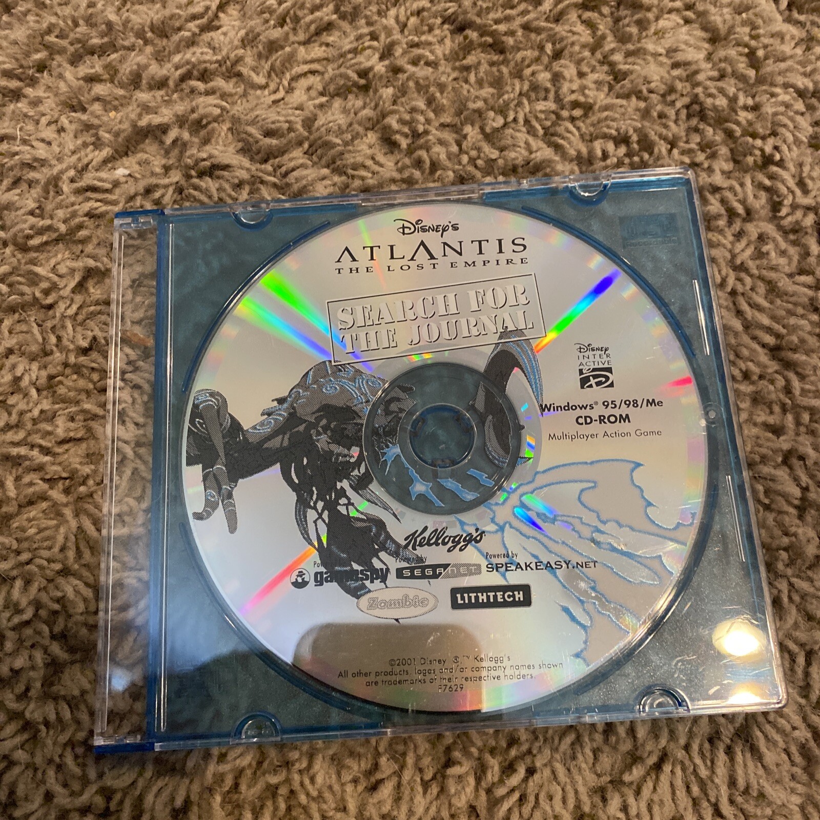 Vintage PC Game - Disney's Atlantis the Lost Empire - Search for the Journal