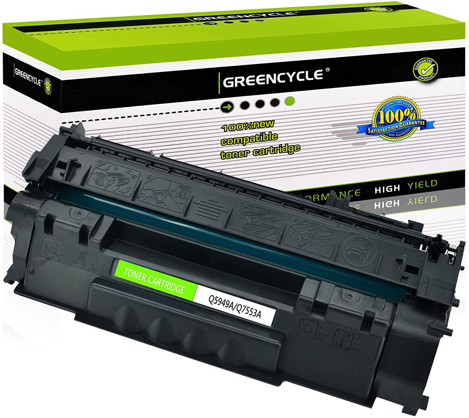 1PK Q5949A 49A Toner Cartridge Fits For HP LaserJet 1160LE 1320TN 1320NW Printer