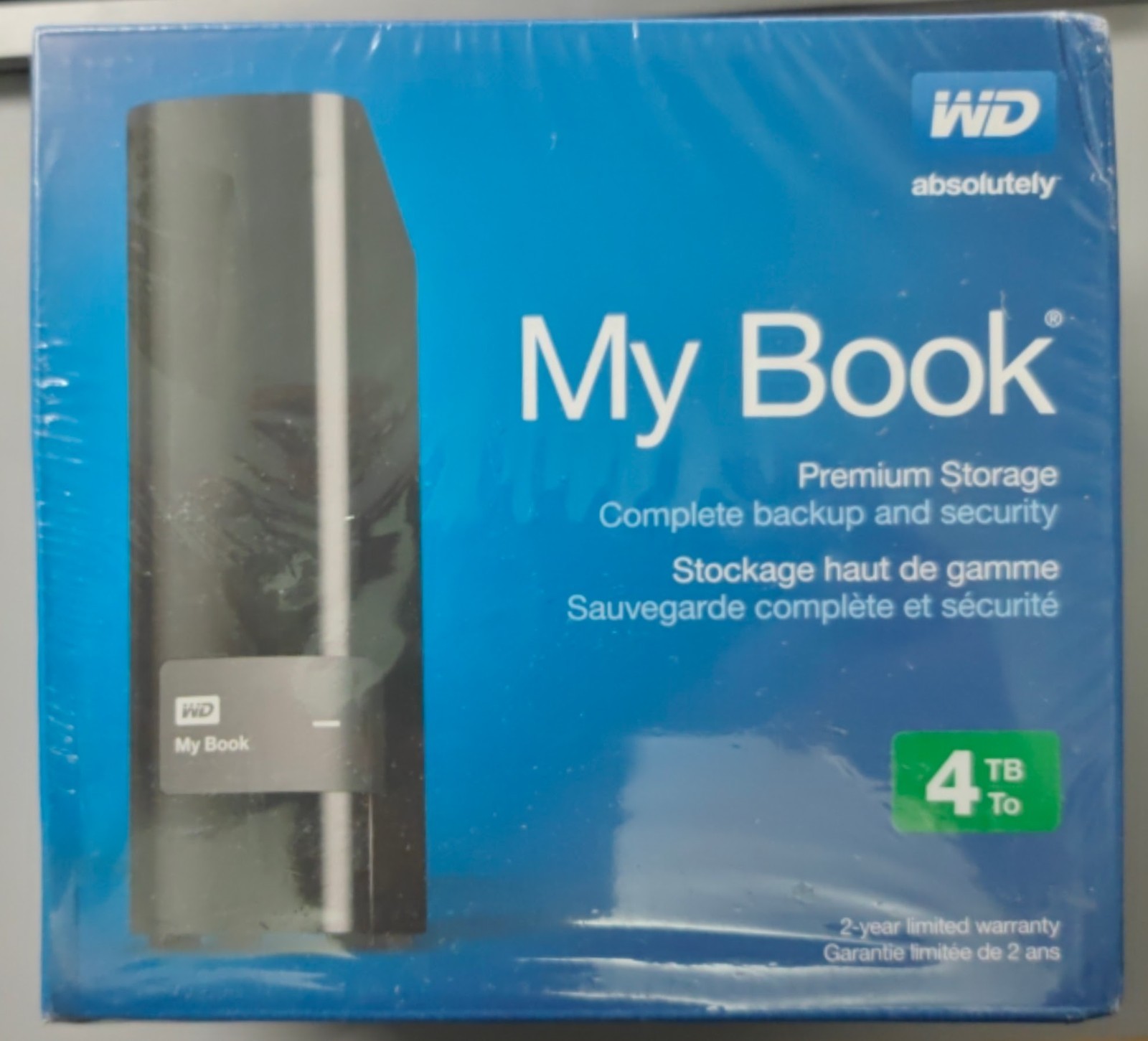 WD My Book 4TB USB 3.0 External Desktop Hard Drive WDBFJK0040HBK Brand New Seale