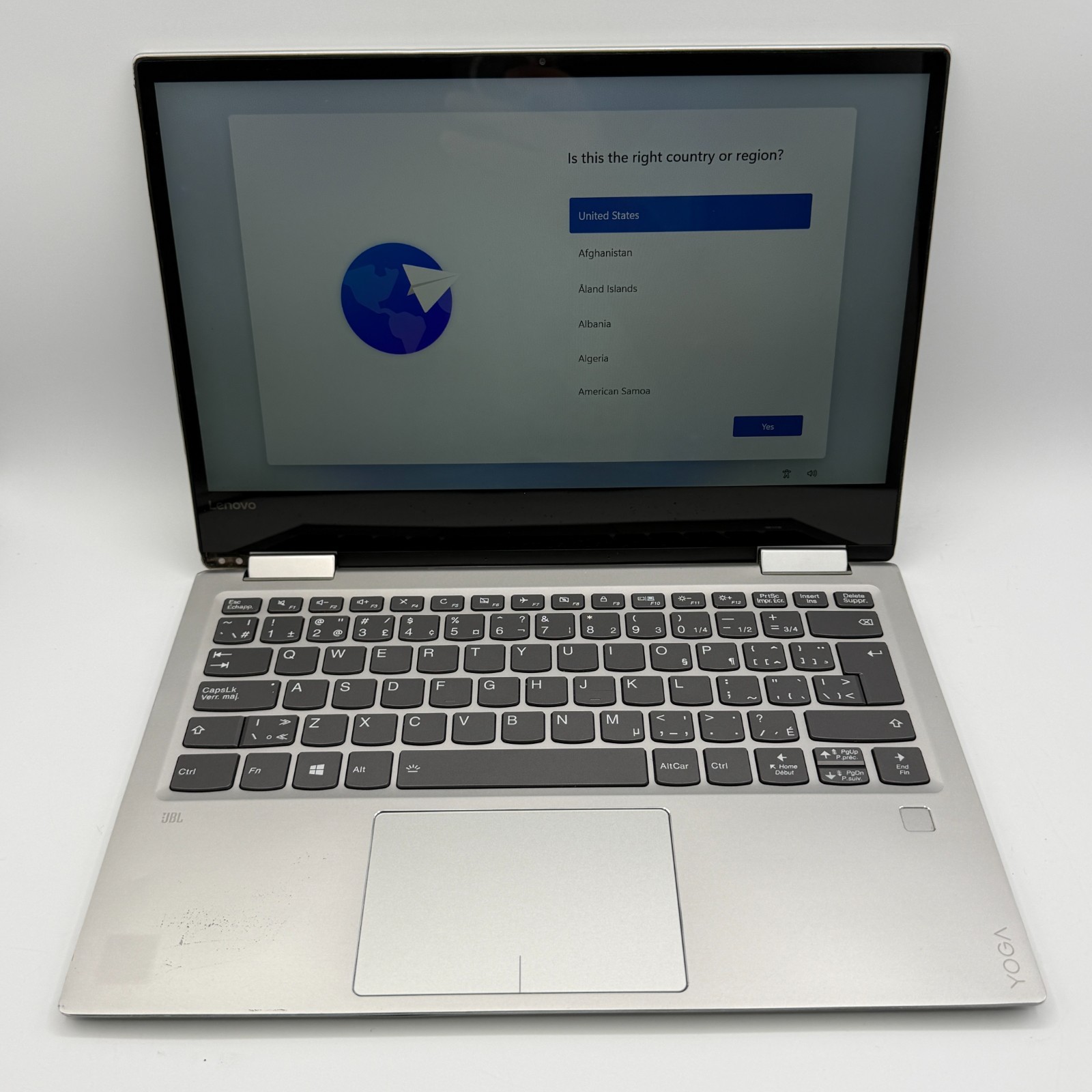 Lenovo Yoga 910-13IKB 80X6 13.9" Touch i5-7200U 8GB 256GB SSD Win 11 Home Dents