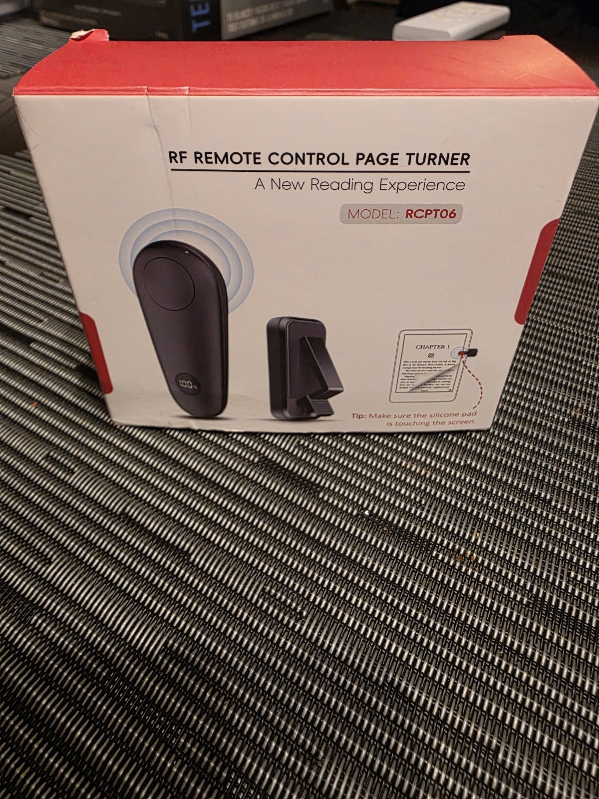 RF Remote Control Page Turner for Kindle Paperwhite Android iPhone Ipad Black 
