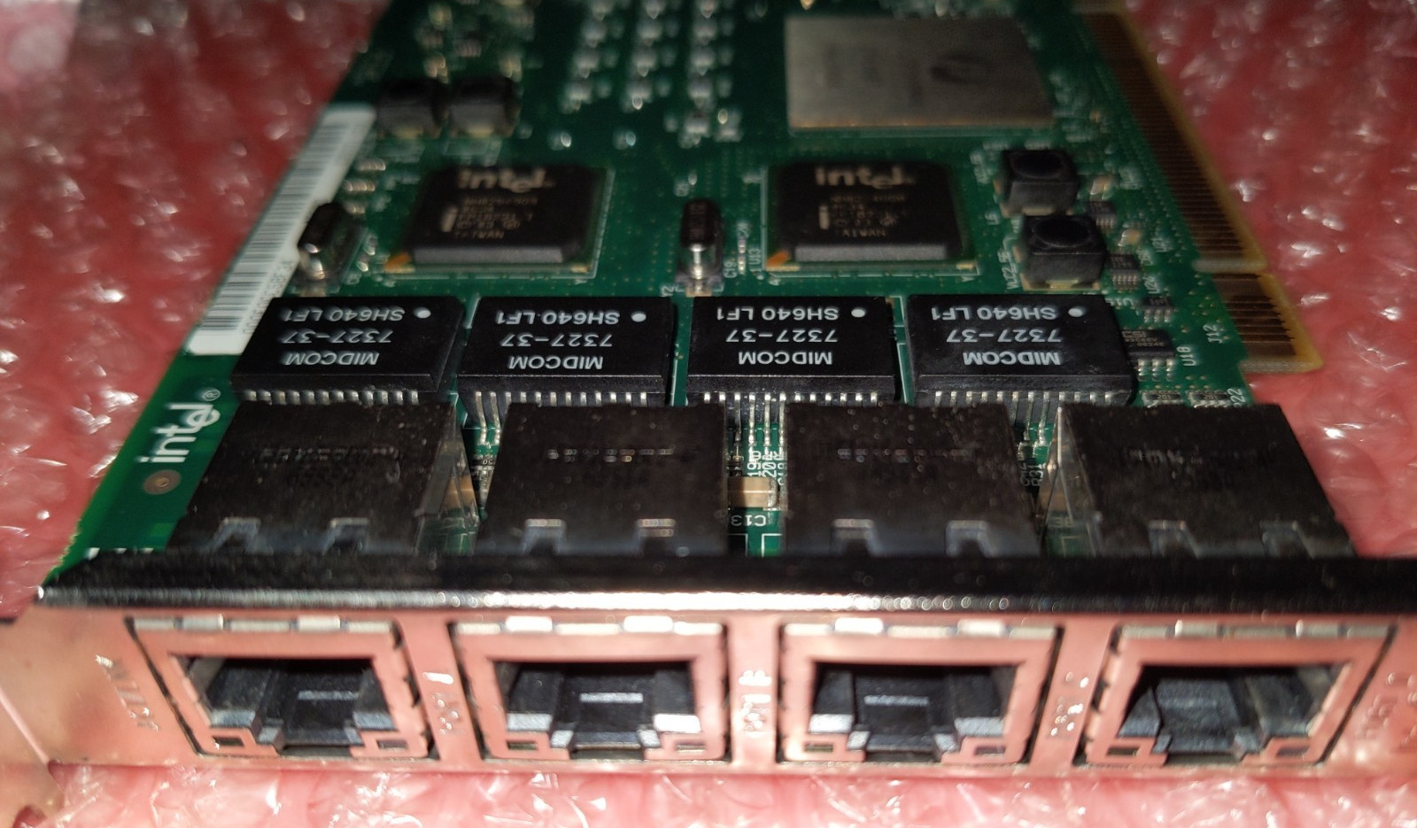 IBM Intel 73P5219 Quad-Port Gigabit Ethernet PCI-X Server Network Adapter