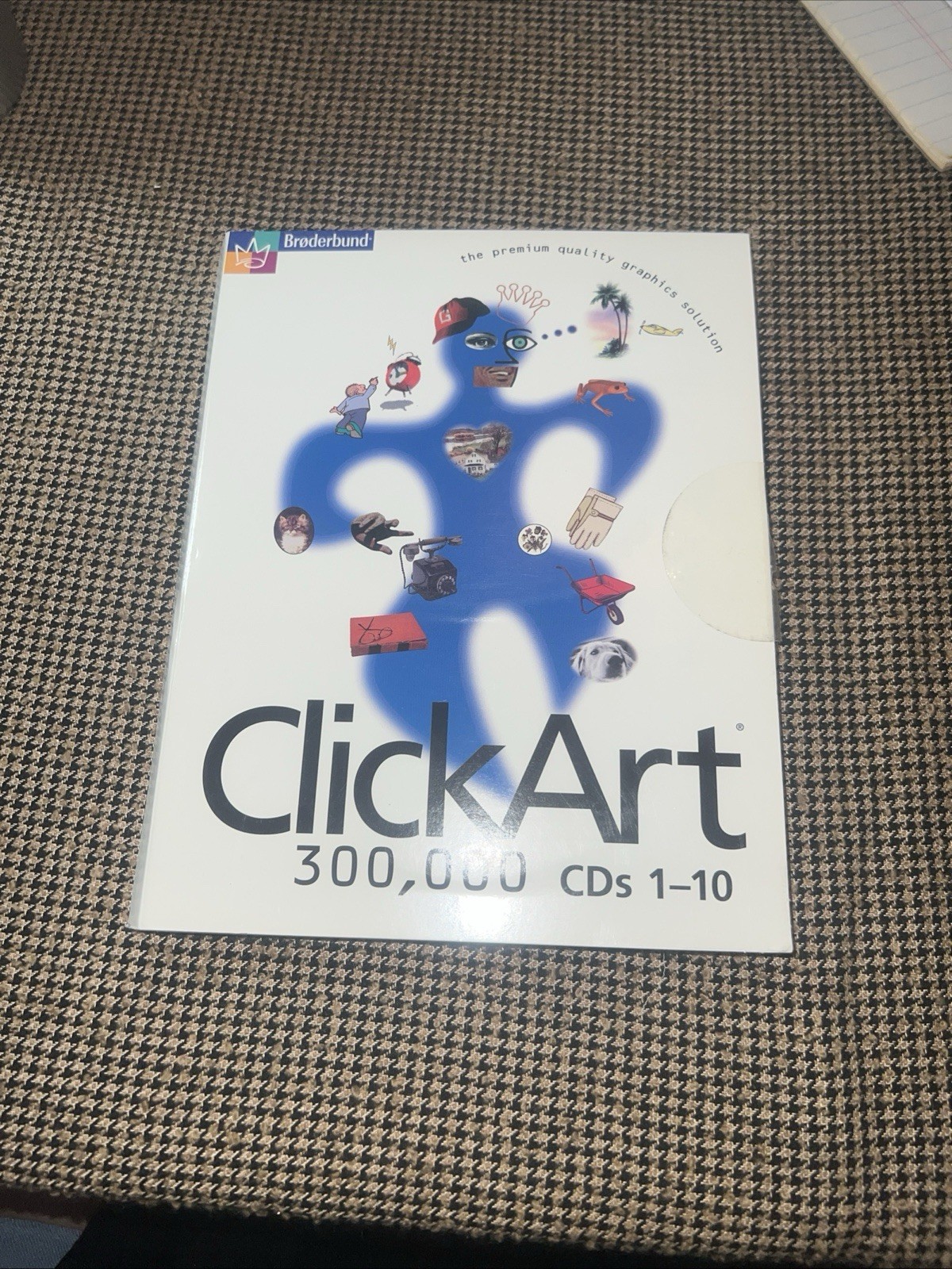 Broderbund Click Art 300,000 Computer ClipArt Image Graphics Software CDs 1-10 