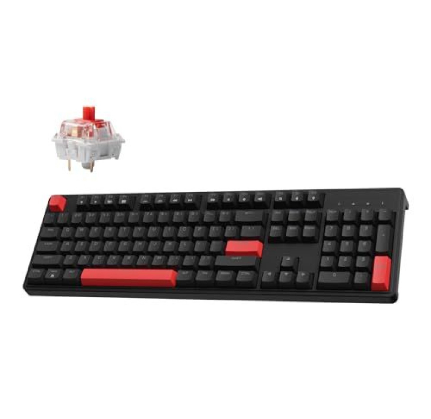 Lemokey X3 Mechanical Gaming Keyboard Wired, 100% Layout, Brown Switches, Black