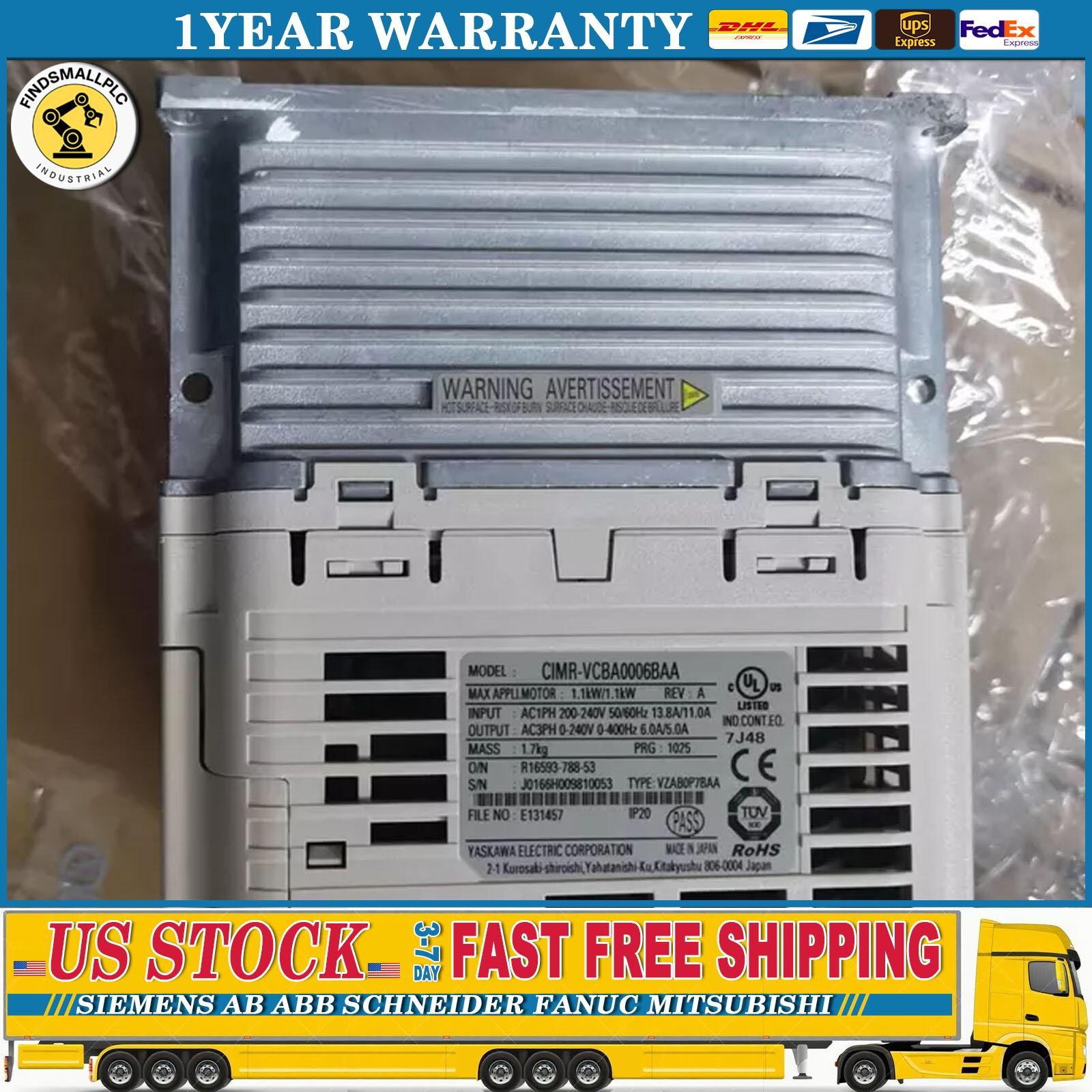 new 1pc for CIMR-VCBA0006BAA (by Fedex or DHL)