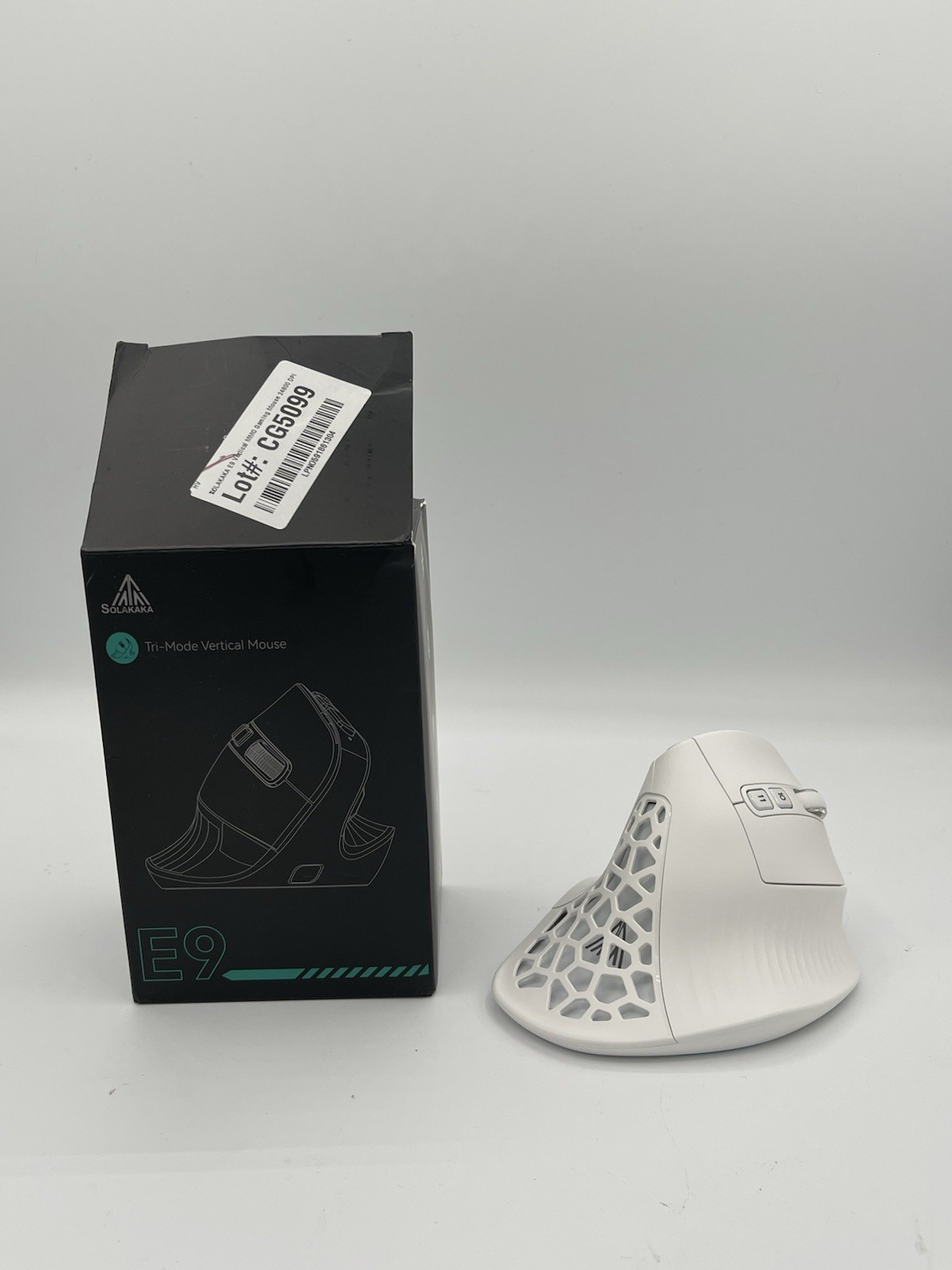 Solakaka E9 Pro Vertical MMO Gaming Mouse