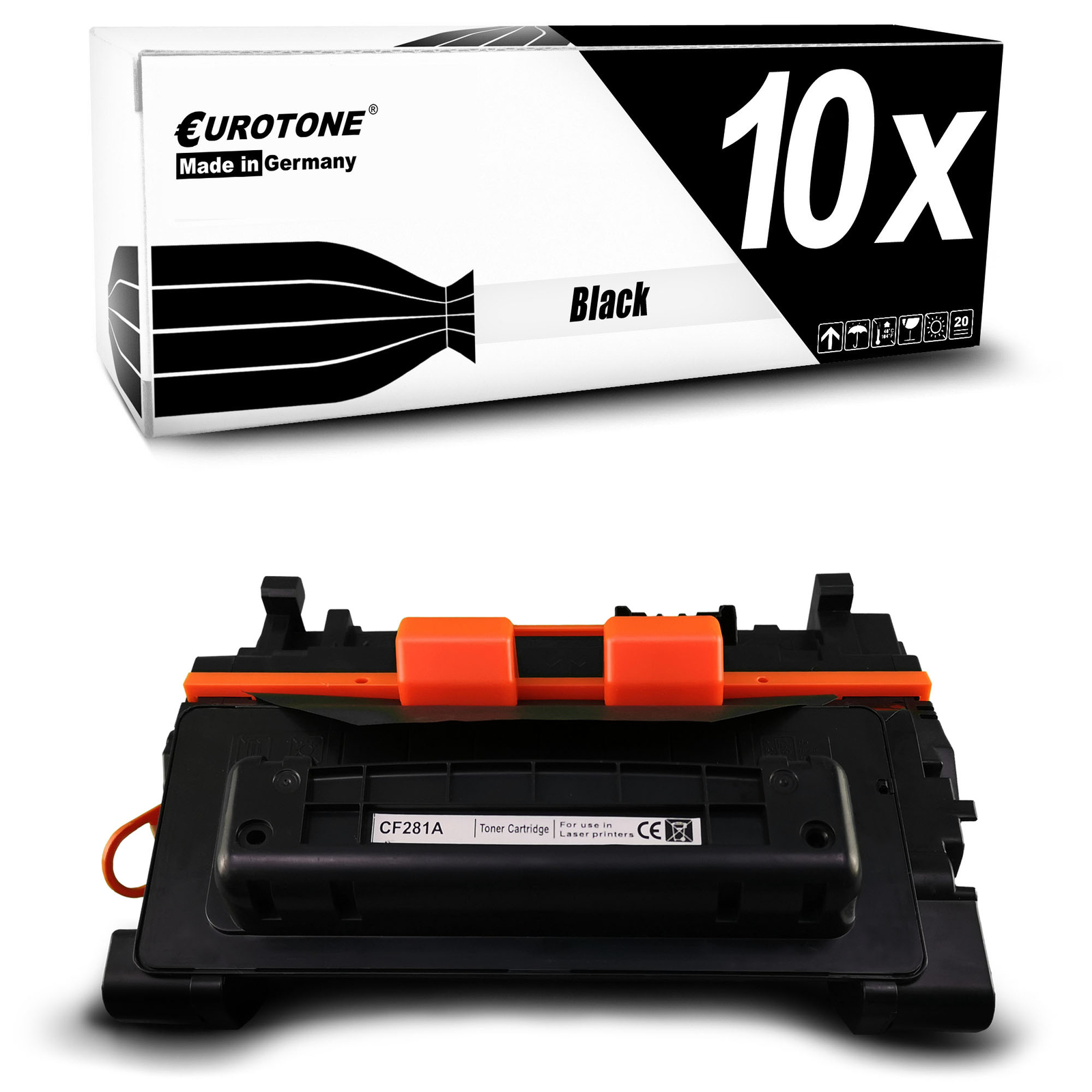 10X Eurotone Cartridge XXL Replaces HP CF?81X 81X