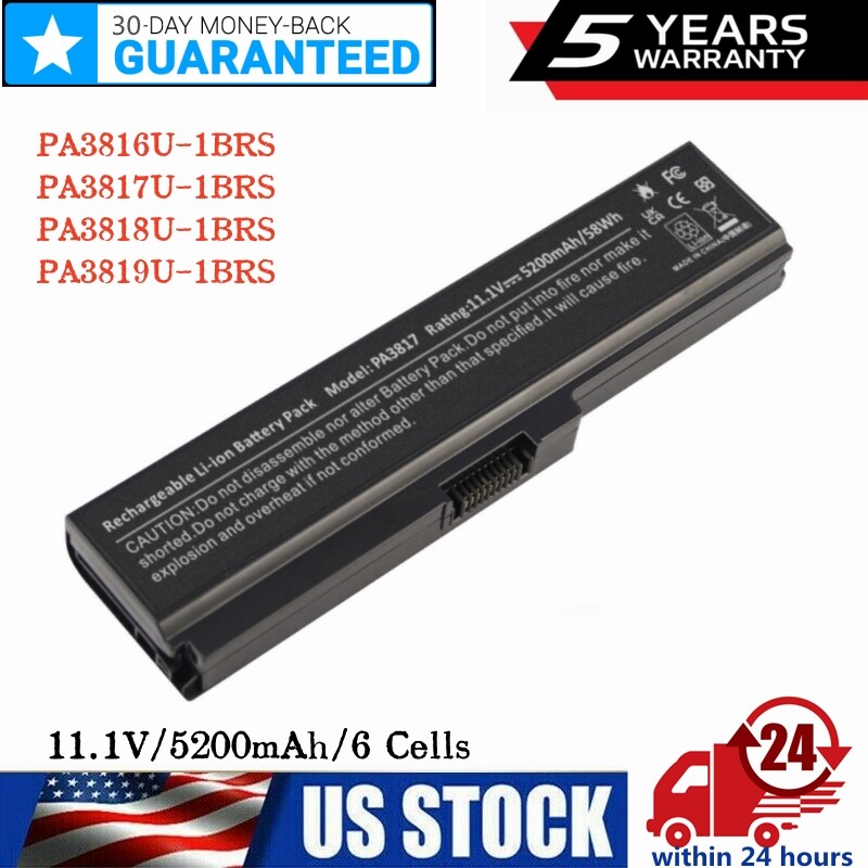 PA3817U-1BRS Battery For Toshiba Satellite L755 L655 PA3819U-1BRS C655 L645 P745