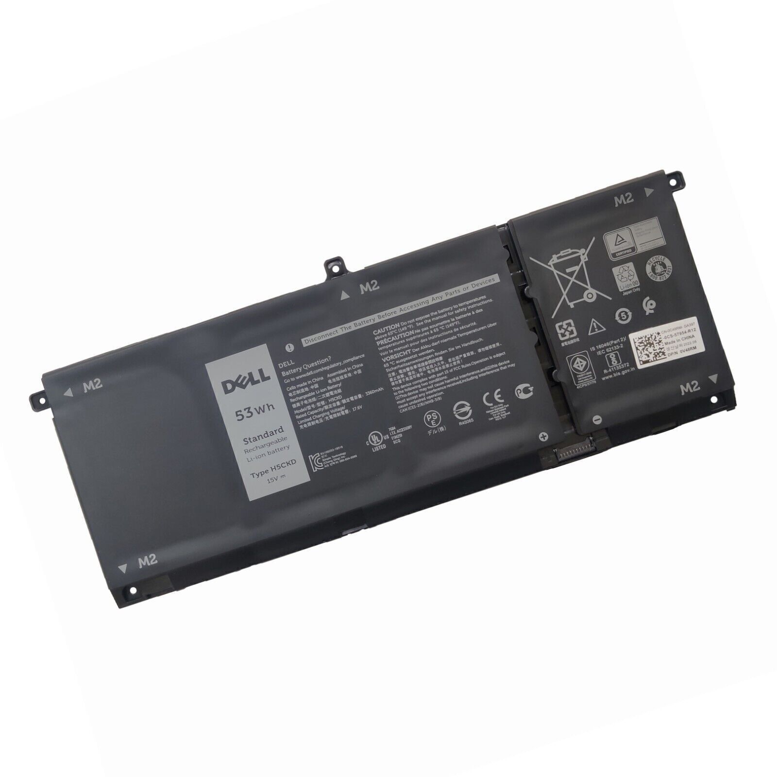 Genuine OEM H5CKD Battery For Dell Latitude 3410 3510 Inspiron 5401 5501 5408 US