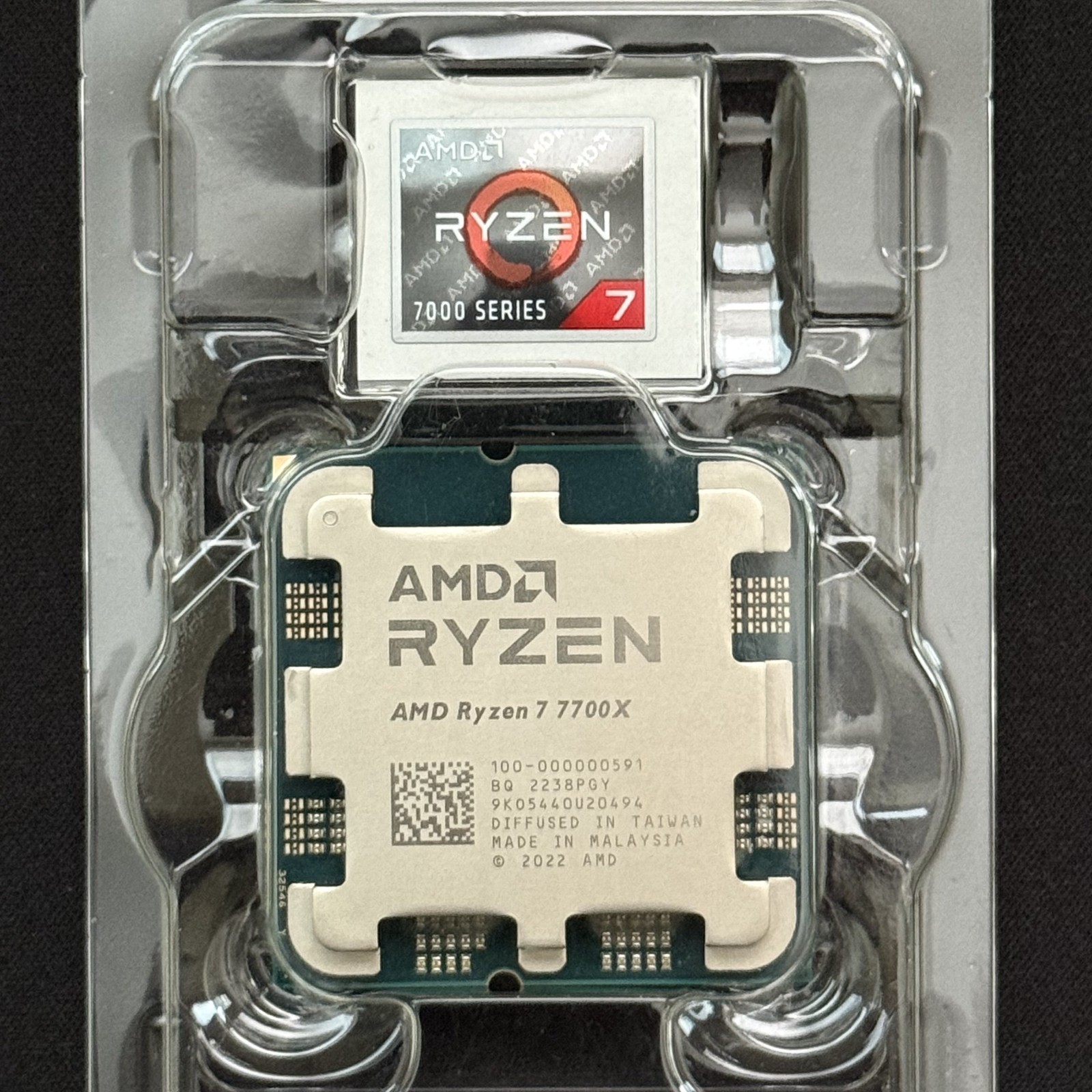 AMD Ryzen 7 7700x Desktop Processor (5.4 GHz, 8 Cores, 16 Thread, Socket AM5)