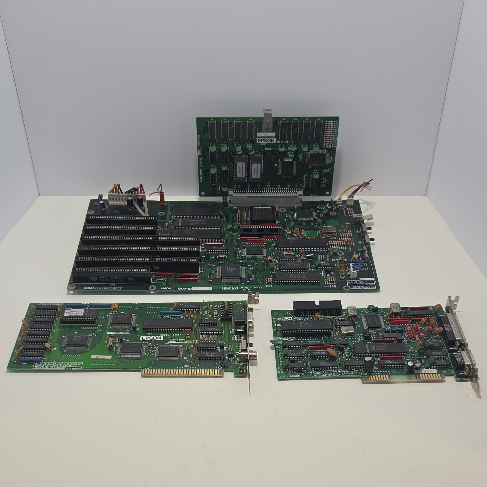 Vintage Epson ANDRO Board System ADR-RM5 MGA Q205A Industrial Computer Board Lot
