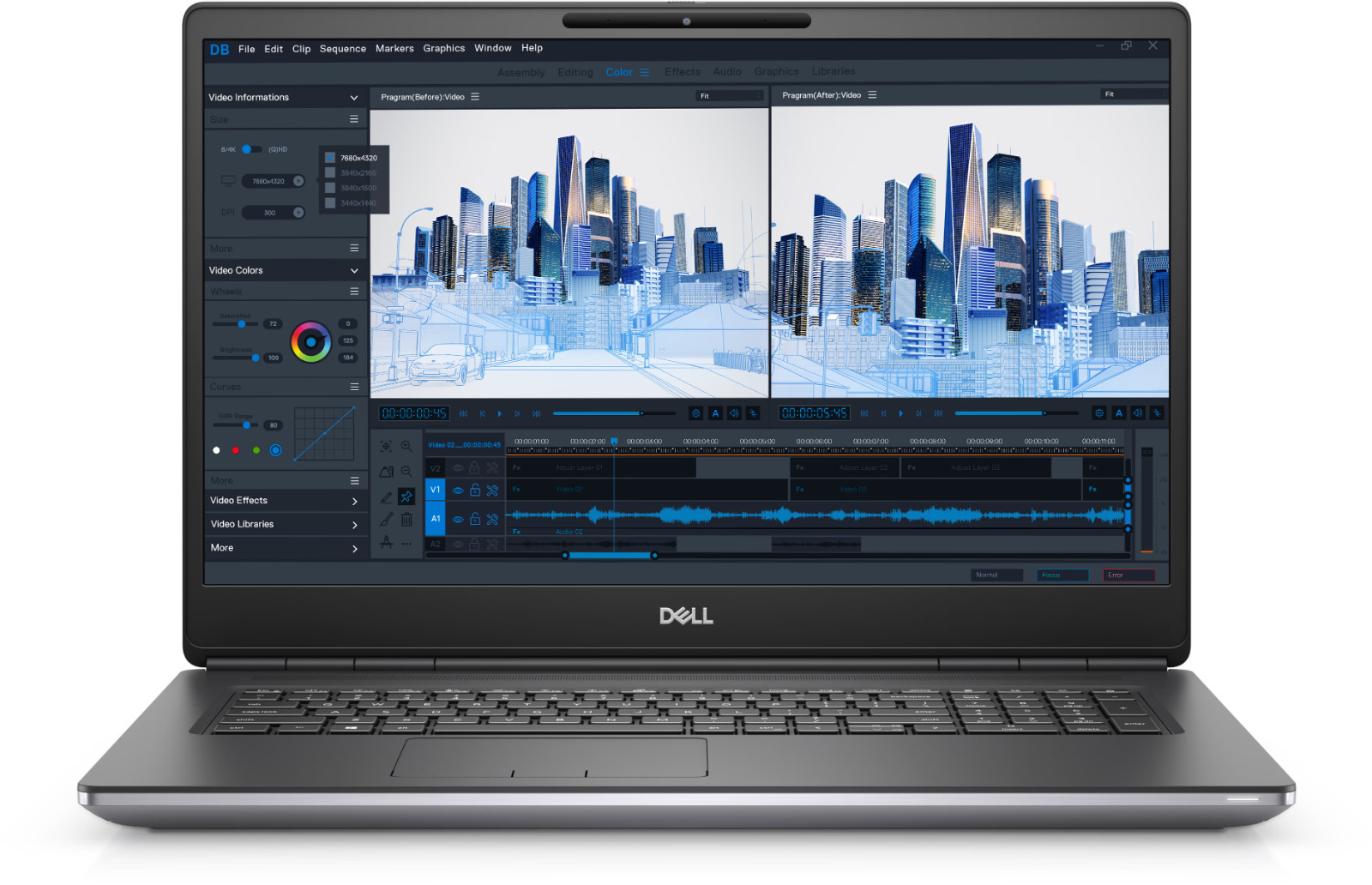 Dell Precision 7760 17.3" Laptop i7-11850H 64GB RAM 1TB SSD RTX A 3000 Win 11P