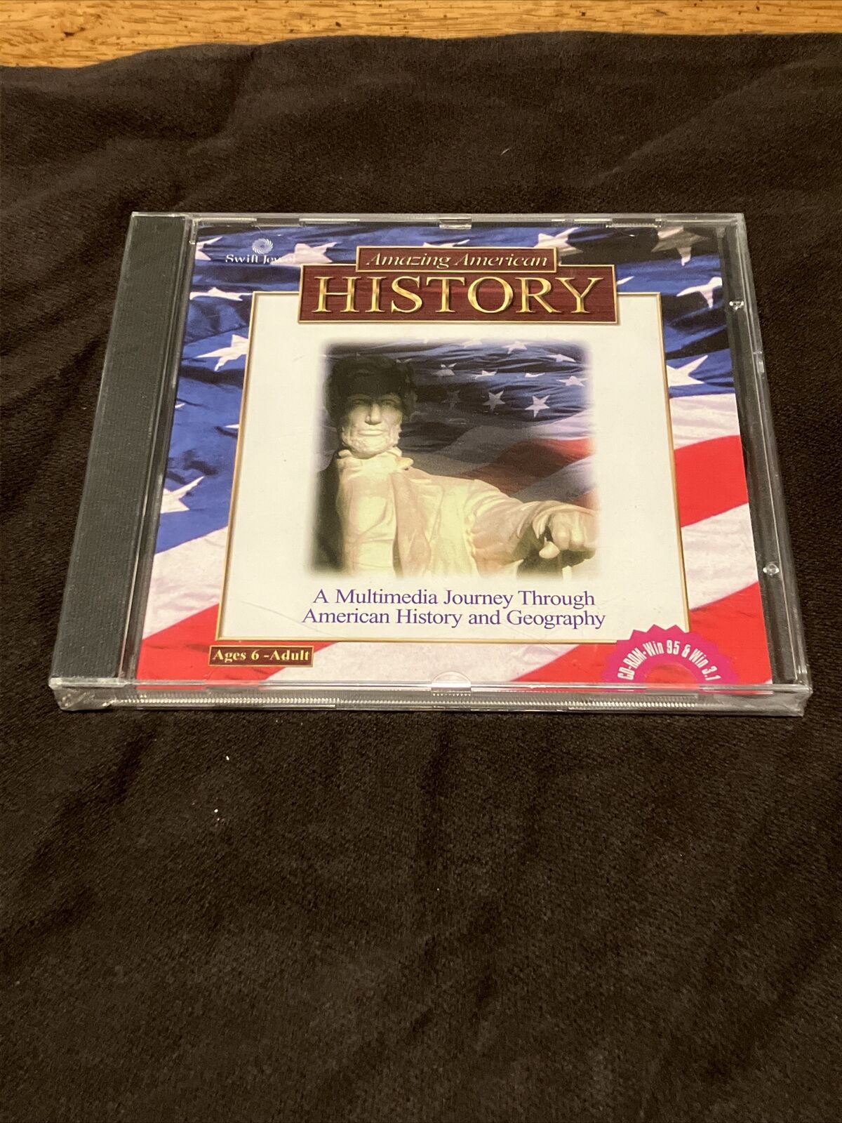 Vtg NEW  PC Software: Amazing American History- Win 95 & Win 3.1