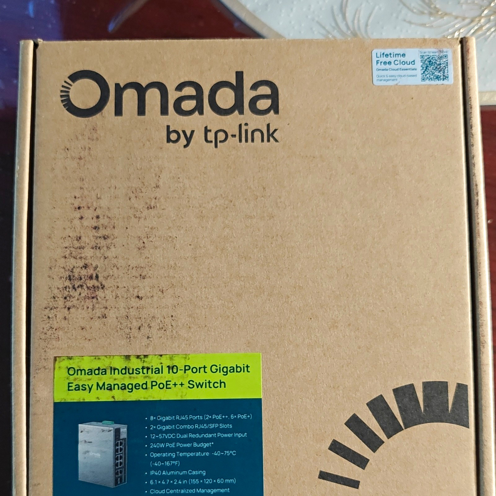 TP-LINK Omada IES210GPP 10-Port Gigabit PoE++ Partially Managed RJ-45/SFP