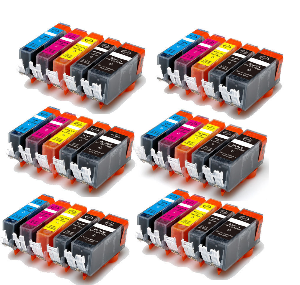 30 PK New Ink Set w/ chipset for Canon 225 226 iP4820 iP4920 iX6520 MG5220 MX882