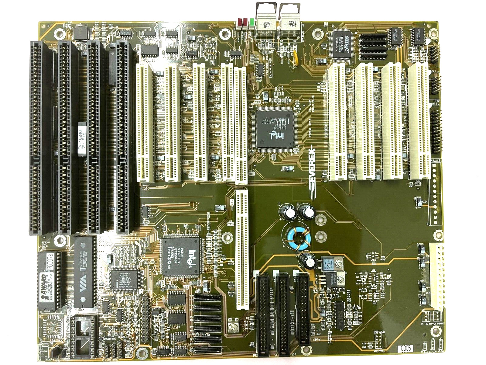 ULTRA RARE VINTAGE NEW EVEREX EV18240 INTEL MOTHERBOARD ONLY NO CPU CARD MBMX24