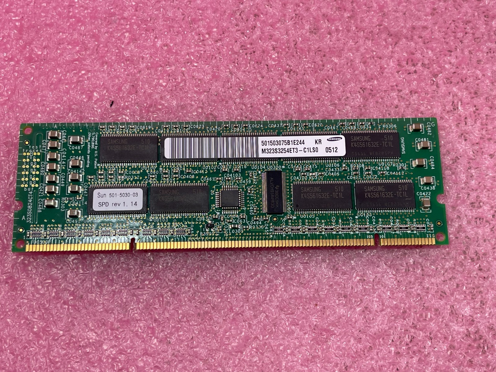 Strong-IT SUN 501-5030-03 M323S3254ET3-C1LS0 512MB PC100 ECC SDRAM Memory Server
