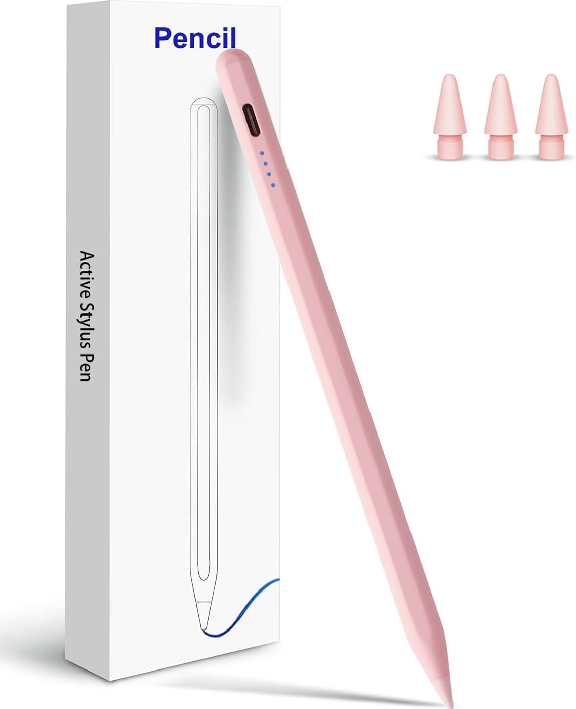 Stylus Pen for iPad Pencil 10th Generation(2018-2025), Fast Charge Apple Pen wit