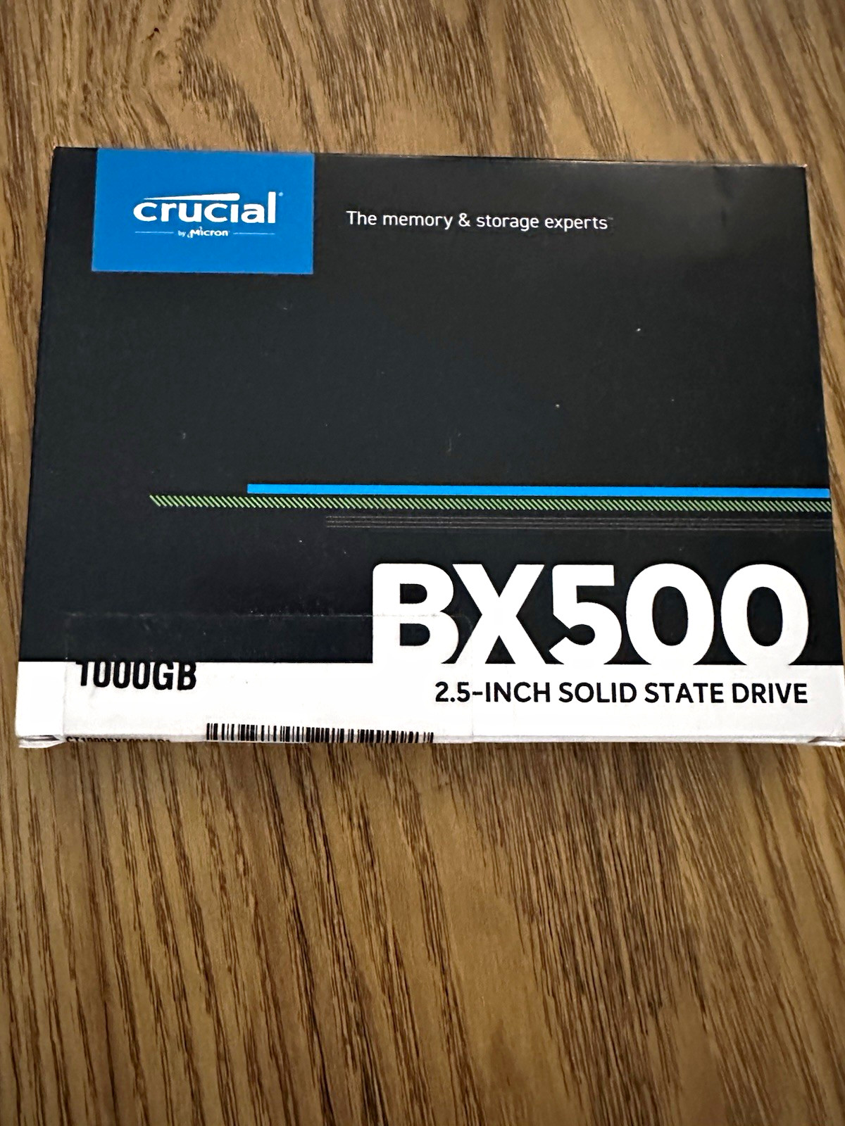 Crucial BX500 1000GB Internal SSD 2.5in Solid State Drive, 3-Year Warranty