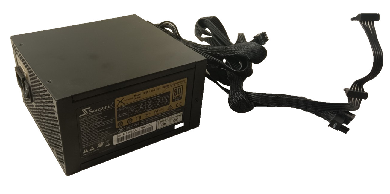Seasonic X-Series 750 Watts Power Supply SS-750KM Active PFC F3