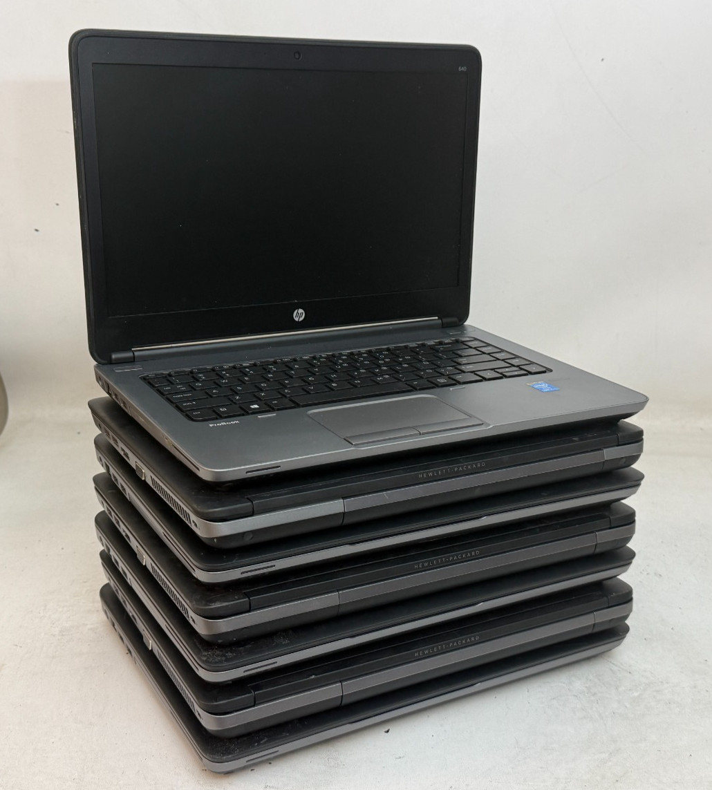 HP ProBook 640 G1 14" (i5 4th Gen - 8GB  RAM - NO OS/HDD) - Lot of 7
