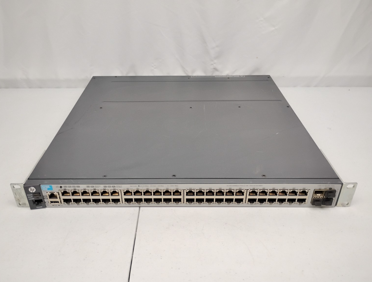 HP J9576A E3800-48G-4SFP+ Gigabit Managed Ethernet Switch | No PSU's