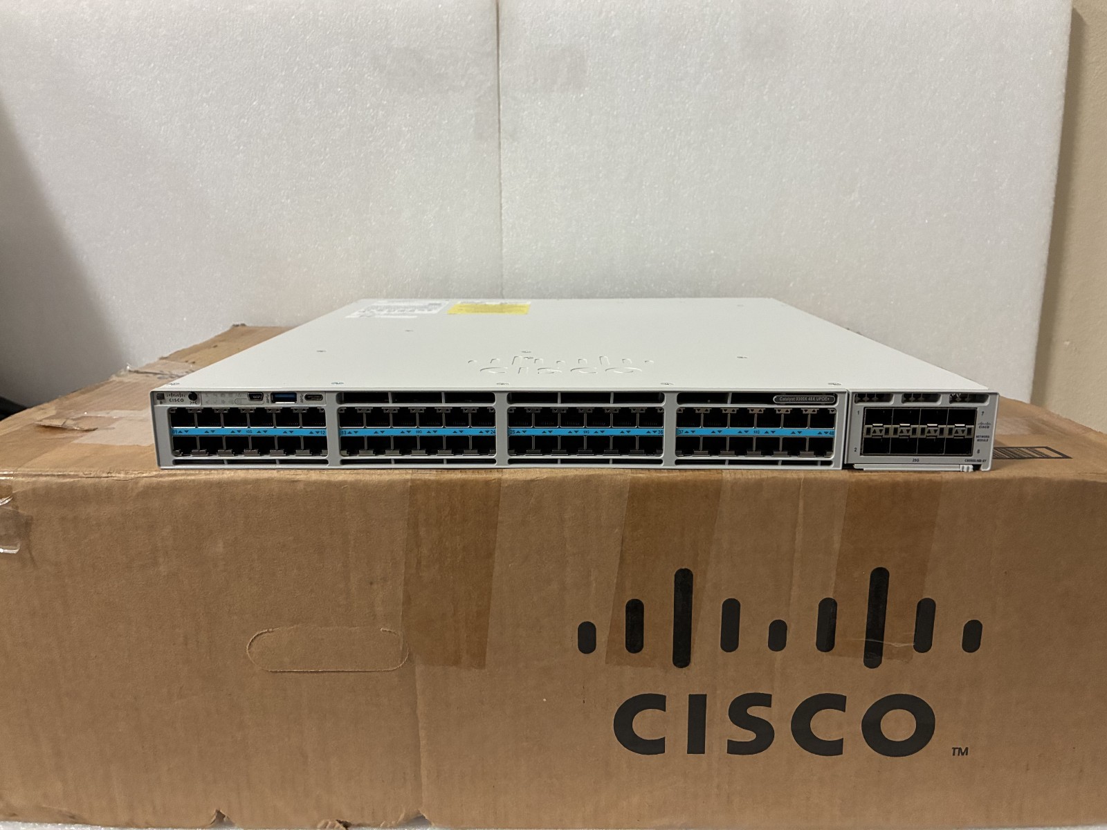 New Cisco C9300X-48TX-A 48x 10G mGig Network Advantage Switch C9300X-NM-8Y 2x AC