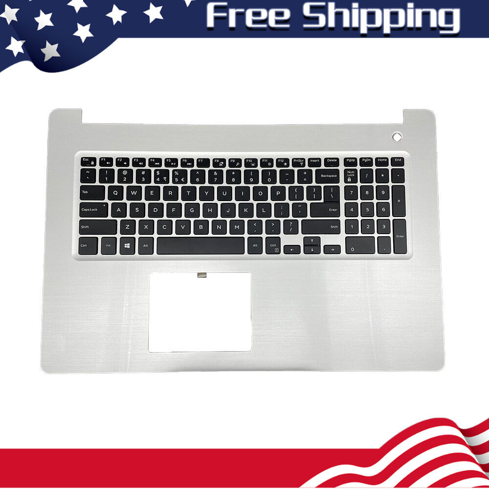 New Upper Case Palmrest w/Backlit Keyboard For Dell Inspiron 17 5770 5775 06V9FW