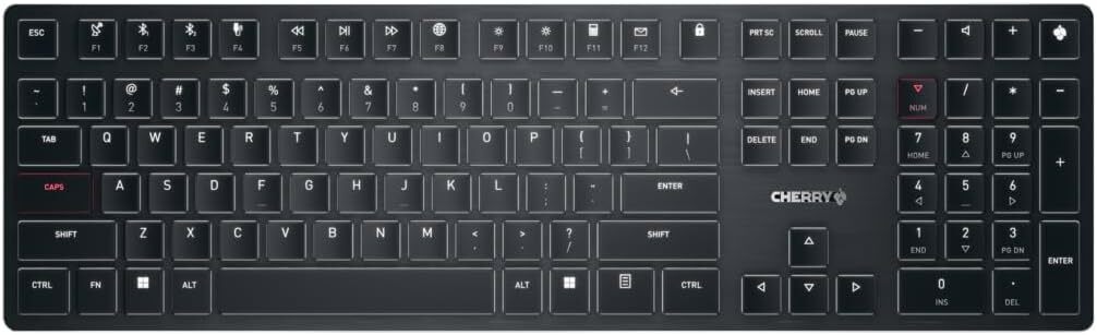 NEW Cherry Americas G8U-27000LTBUS-2 Ultra low-profile high-end keyboard
