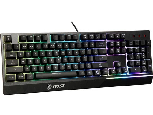 MSI Vigor GK30 USB Wired Gaming Keyboard RGB Backlit Water Repellent