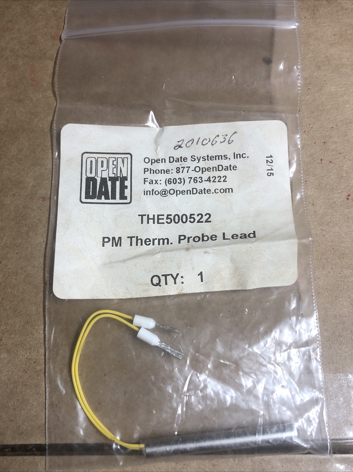 Open Date Systems Print Master Thermal Probe Lead THE500522