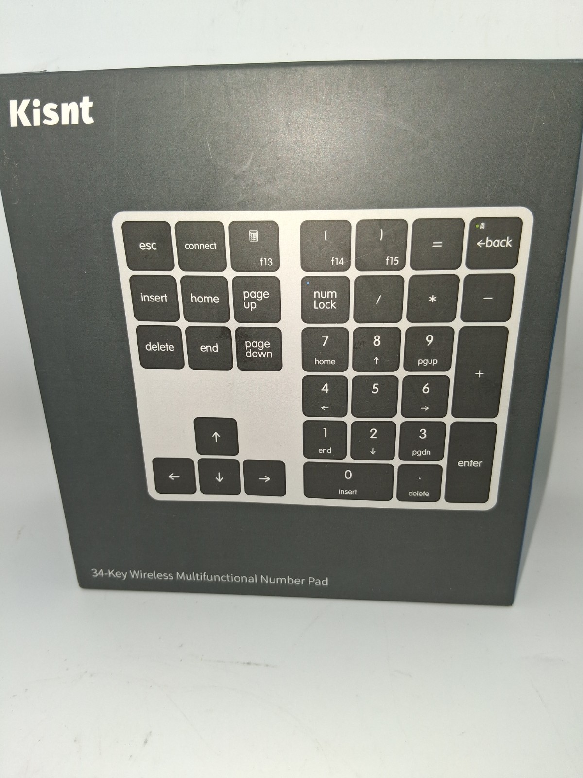 Kisnt Mechanical Number Pad 34 Key Wired USB Numeric Keypad Win/Mac