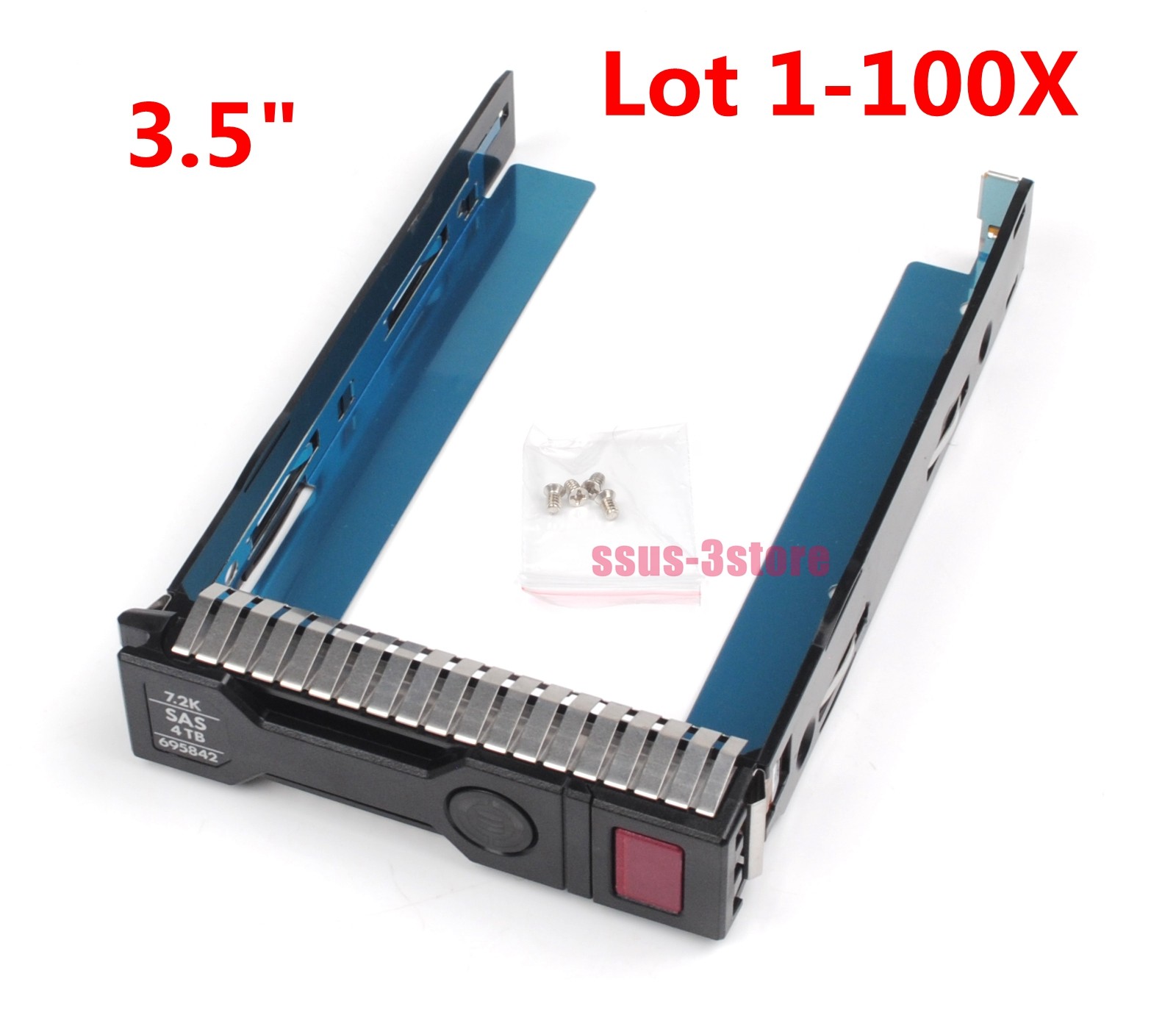 Lot HP 651314-001 3.5" Tray Caddy Original for HP Proliant DL320e DL360e DL360p