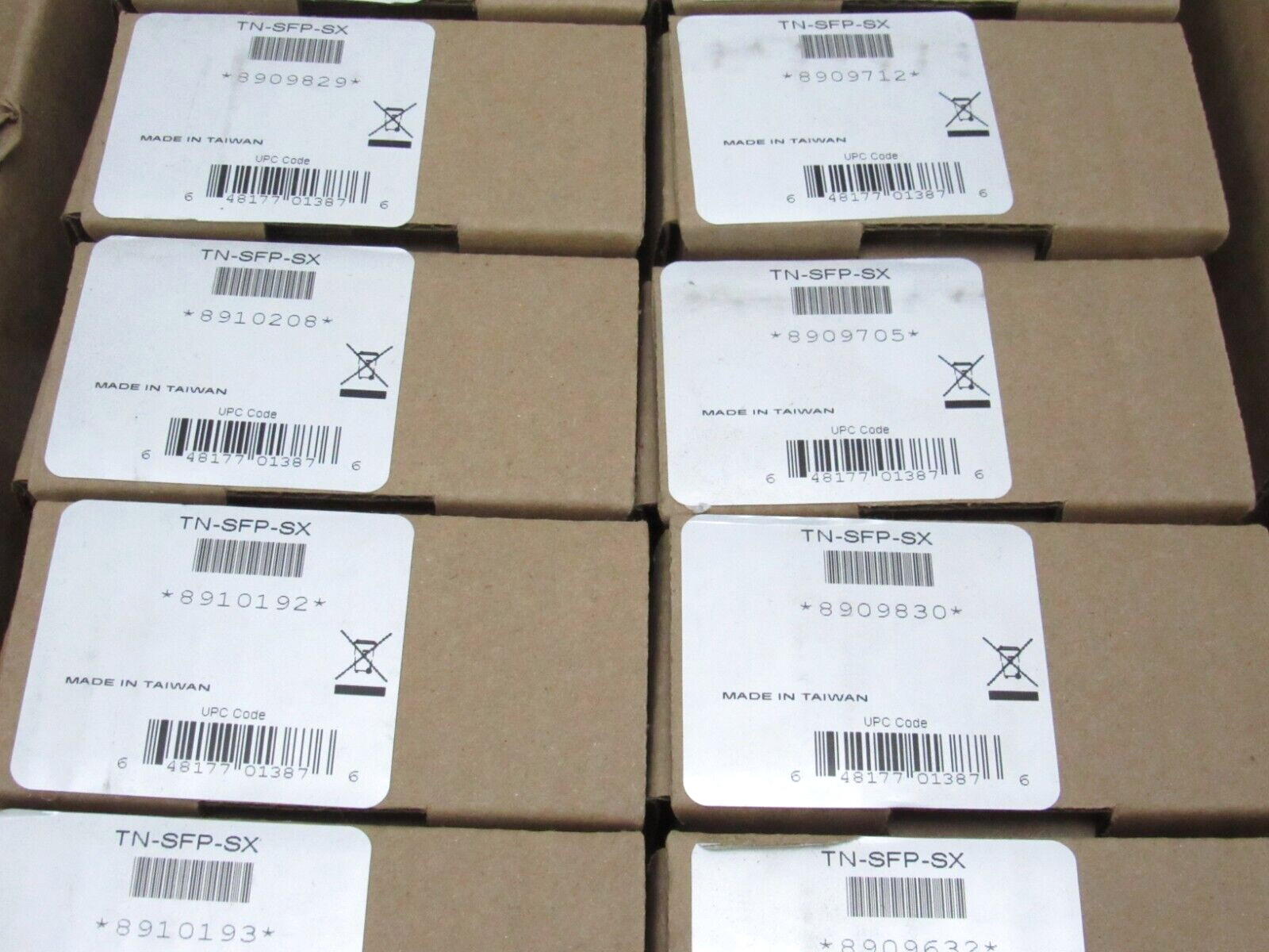 [Lot of 4] Lantronix TN-SFP-SX 1000Base Fiber Channel SFP Modules [CTSA]