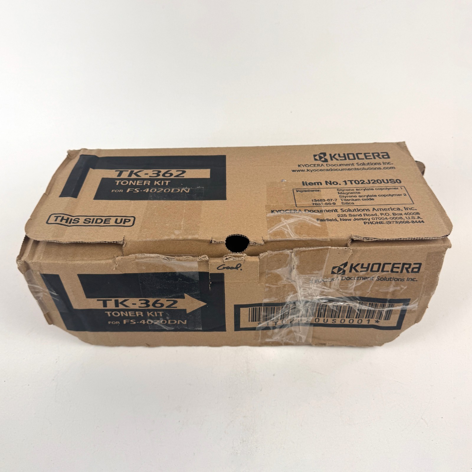 Genuine New TK-362 Black Kyocera/Copystar Toner Kit - Open Box