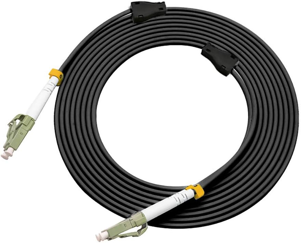200Meters LC to LC Outdoor Armored Duplex 50/125 OM2 Fiber Optic Cable Jumper Op