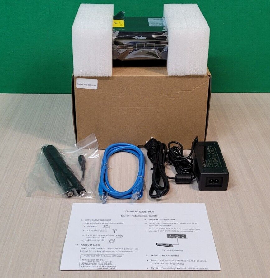 PARKER 200-0133 GATEWAY MULTICONNECT CONDUIT LTE (AT&T) VT-M2M-G335-PKR NEW