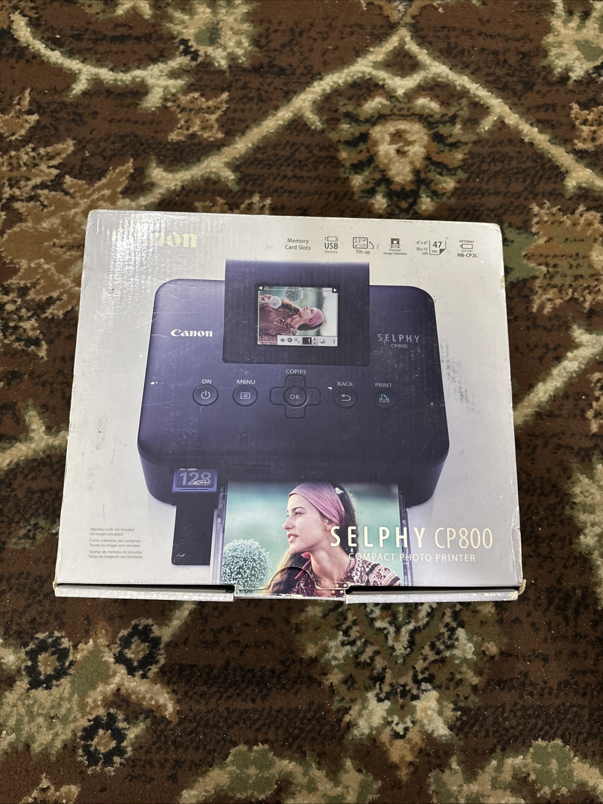 Canon SELPHY CP800 Compact Photo Printer Open Box (B-21)