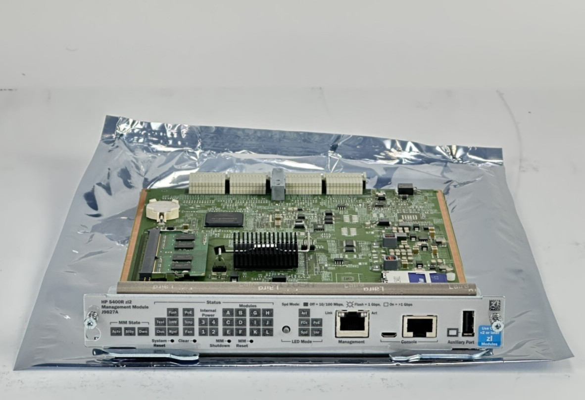 HP HPE Aruba 5400R 5406R ZL2 Management Module 5412R zl  4GB RAM 1GB SD